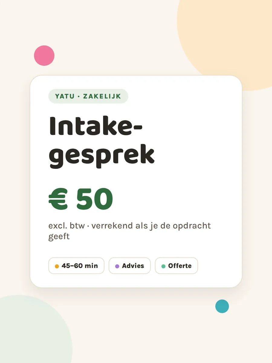 Intakegesprek zakelijk